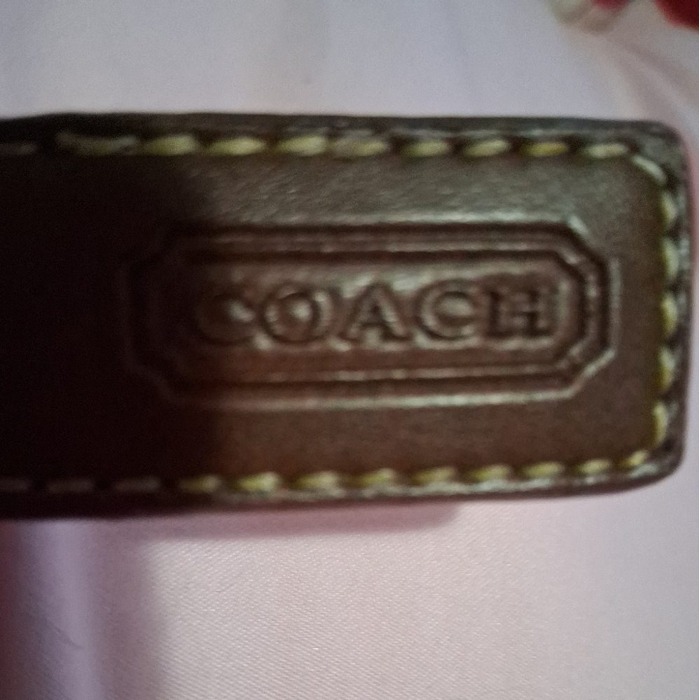 Coach Brown Keychain &  Bag Charm